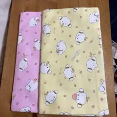 こぎみゅん生地　ピンク　黄色　2枚セット114センチ×30センチ