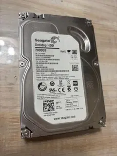 Seagate Desktop HDD 2000GB 厚さ2.5cm
