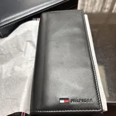 TOMMY HILFIGER 長財布 ブラック レザーのサムネイル