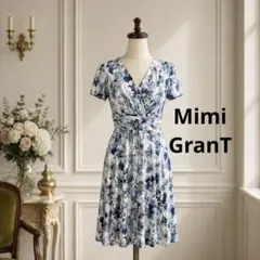 26美品　Mimi GranT エレガンス　ストレッチ　ワンピース