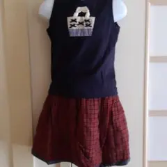 familiar　タンクトップ、スカートセット