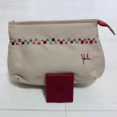 【新品】Sybilla シビラ ポーチ ベージュ 鏡付き