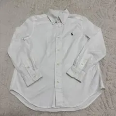 ポロ ラルフローレン キッズ 長袖シャツ 130 ホワイト 綿100%