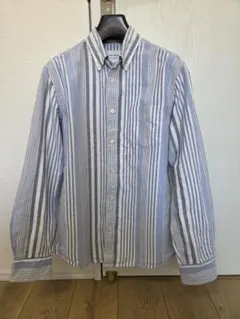 BRITISH MADE Wight リネン プルオーバーシャツ L ストライプ BRITISH MADE Wight リネン プルオーバーシャツ L ストライプ - メルカリ