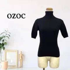 zG2031【M】OZOC ニット/セーター タートルネック 半袖のサムネイル