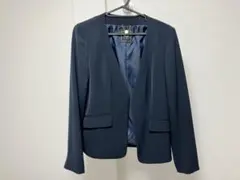 Swingle ネイビー ノーカラージャケットのサムネイル