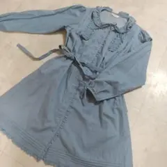 美品　ピンクハウス　デニム風　ワンピース