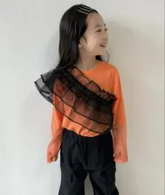 チャオパニックティピー　キッズ　130 140 袖切り替えシアーカットソー