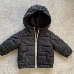 コムサイズムフード付き黒ジャケット