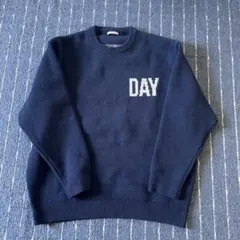 BAY FLOW ネイビー ニットセーター