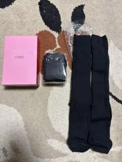 シャルレ HD024 ブラックハイソックス 15〜27cm