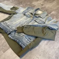 atmospink アトモスピンク ジージャン 異素材 デニムジャケット