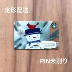 【最安値】スターバックス スタバカード 17 スノーマン ホリデー クリスマスのサムネイル