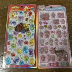 プチドロップステッカー　セサミストリート うるちゅるPOPSEAL モンチッチ