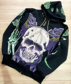 Christian Audigier スカル パーカー Mサイズ