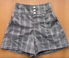 LOVETOXIC チェック柄 ハーフパンツ