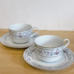 ❶ノリタケの「ハニー」シリーズ　カップ＆ソーサー