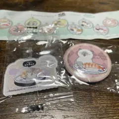 mofusand くら寿司　缶バッジ&アクリルステッカーセット