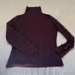 【新品未着用】floralia シャツ　シースルー