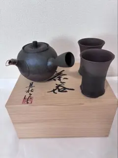 常滑焼 青峰作 急須 木箱付き - メルカリ
