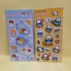 サンリオ ぷっくりシール 2枚セット リトルツインスターズ あひるのペックル