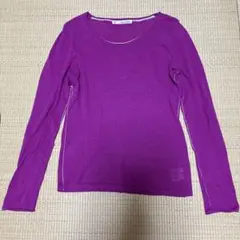 パラスパレス　長袖ニットカットソー　ピンクpal'las palaceのサムネイル