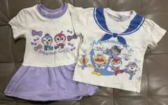 キッズ服　2点セット　ドキンちゃん　アンパンマン　半袖　Tシャツ