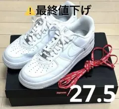 SUPREME x NIKE AIR FORCE 1 Low 27.5cm 白