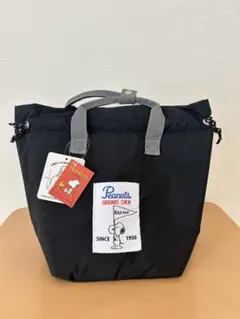 PEANUTS スヌーピー 巾着型 保冷バッグ　ランチバッグ　保冷・保温両対応