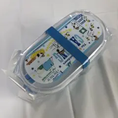 スヌーピー 2段 ランチボックス お弁当箱 青のサムネイル