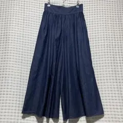 BACK NUMBER デニム　ガウチョパンツ