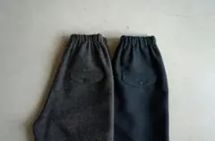 美品 ゴーシュ　チェビオットツイルパンツ ネイビー