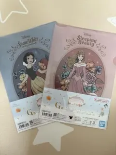 ディズニー1番くじ　クリアファイル&ステッカーセット