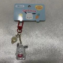 サンリオ お揃いニコにこ　アクリルキーホルダー　ポチャッコ 赤