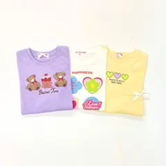 子供服 女の子 90cm 長袖 Tシャツ まとめ売り 新品 YFN13
