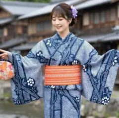 有松鳴海絞り 鉄線 クレマチス 浴衣 有松絞り - メルカリ
