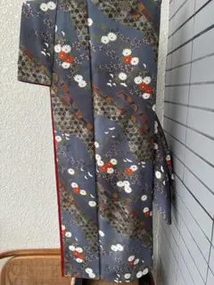別誂トールサイズ小紋正絹袷創作品 - メルカリ