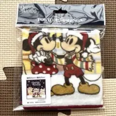 ディズニーシー　2024ダズリングクリスマス　ミッキー ＆ミニー　ミニタオル