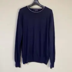 DoCLASSE ドゥクラッセ M メンズ カシミヤ セーター ネイビー系DMWのサムネイル