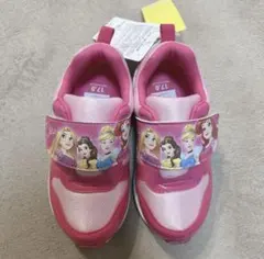 新品 ディズニープリンセス キッズシューズ 17.0ピンク バースデイ