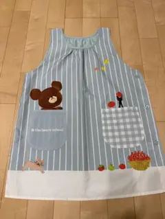 保育士エプロン 保育士スモック ばけたくん チョコバナナエプロン 学研