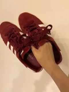 adidas CAMPUS バーガンディ スニーカー