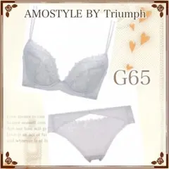 AMOSTYLE プレミアム ペタルス　ブラジャー&ショーツ　G65 上下セットのサムネイル