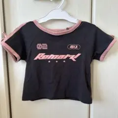 RELA. 半袖Tシャツ ブラック ピンク. 120のサムネイル