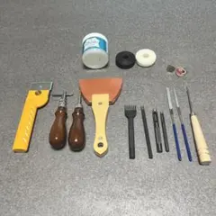 レザークラフトツール16点セット