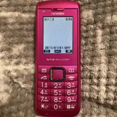 WILLCOM netindex ピンク 2011年製のサムネイル