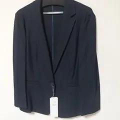 新品COMME CA ISM ネイビー テーラードジャケット 11号紺色