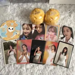 TWICE ジヒョ　トレカ9枚コースターガチャセット