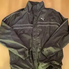 Puma ブラック ナイロンジャケット