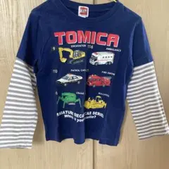 TOMICA 長袖カットソー 110 ネイビー